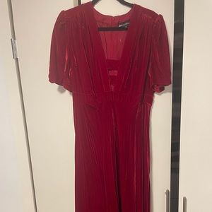 Jill Stuart red gown